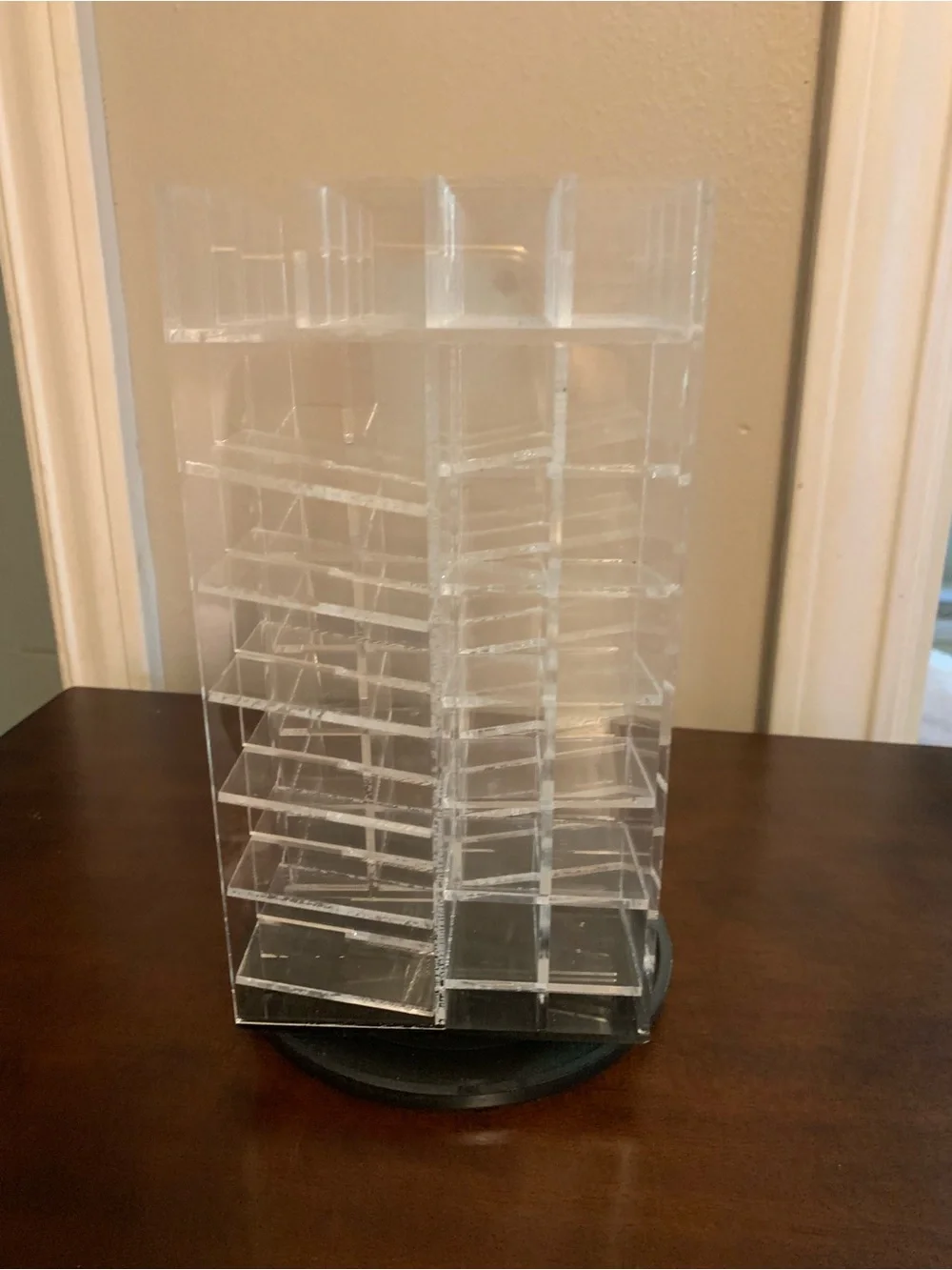 Clear Rotating Lipstick Tower Organizer - Clear